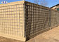Dinding Pertahanan Pasir Militer Hesco Barriers, Galvanized Welded Wire Mesh Box