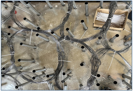 MZP Hambatan Kawat Visibilitas Rendah 0.5-0.9mm Jaring Pertahanan Tank 5