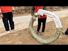 Demonstrasi efek unfolding produk dari kawat berduri pisau cukur