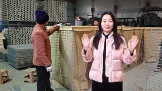 Penghalang Las Galvanis Penghalang Bastion Dinding Banjir Pasir