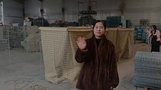 Pertahanan tembok benteng Pertahanan pasir penghalang keamanan dinding kantong pasir untuk benteng penghalang