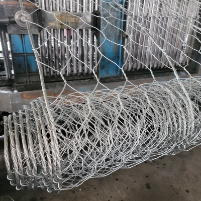 Pegang Sea Bank Gabion Basket Dengan Hot-dipped Galvanized Wire Untuk Ketahanan Korosi