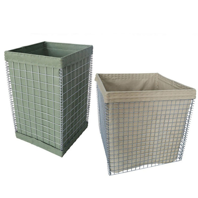Penghalang Pertahanan Militer Fleksibel Dengan Ketahanan 4-5mm Diameter Wire Mesh Untuk Pertahanan Sipil 500-800MPa Wire