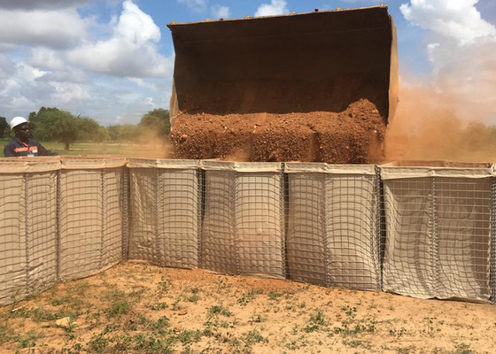 5mm Wire Defensive Barrier 20 Cell 1*1*1M 1*1*5M Fleksibilitas Hitam Las Mesh Shield Guardian