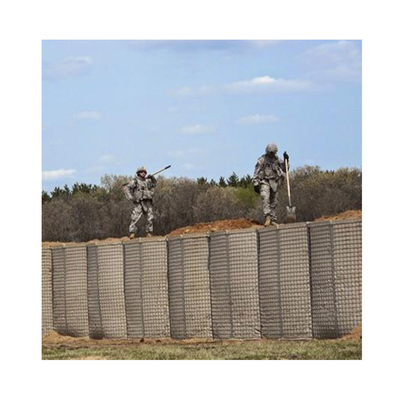 Galvanized Weld Military Stone Diisi Baja Pertahanan Flood Barrier Tembok Untuk Dijual