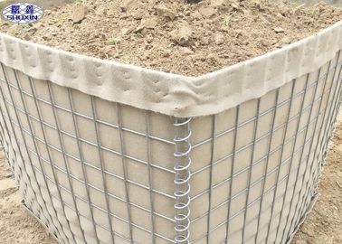 Military Defensive Barrier / Gabion Baskets Mempertahankan Dinding Eco - Friendly
