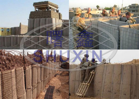 Tipe Pertahanan Militer COC Sand Filled Barriers 7.62cm X 7.62cm