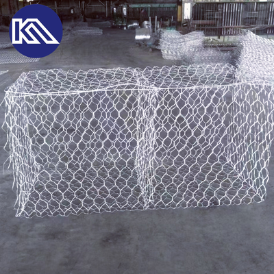 Keranjang Gabion Galvanis 27mm Untuk Perlindungan Sungai