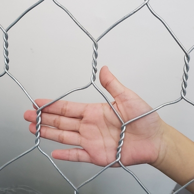 Dinding Penahan Kasur Keranjang Gabion Anti Karat 6m Galvanis