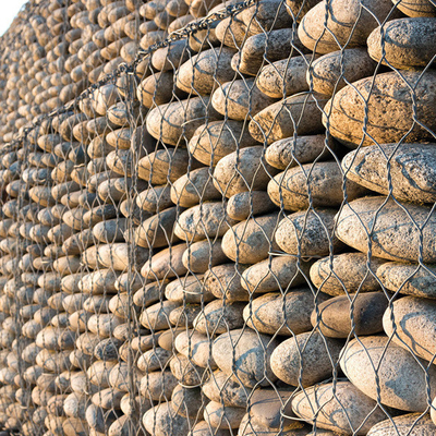 Gabion Pagar Harga Terbaik Hexagonal Gabion Kandang Anti karat Las Gabion Kandang Galvanized Gabion Box