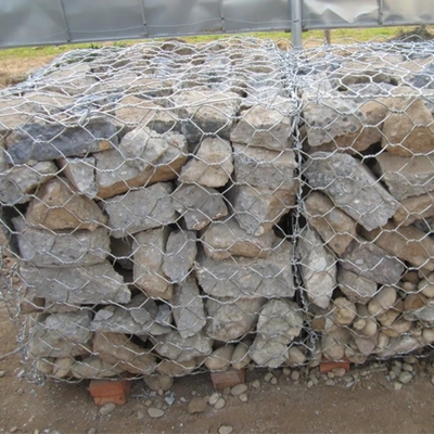 Gabion Pagar Harga Terbaik Hexagonal Gabion Kandang Anti karat Las Gabion Kandang Galvanized Gabion Box