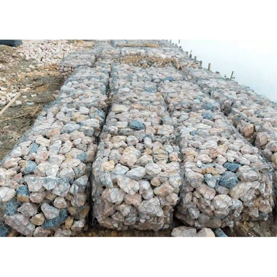 100mmx120mm Iron Mesh 3d Gabion Box Stone Untuk Taman Hot Dip Galvanized Gabion Mesh