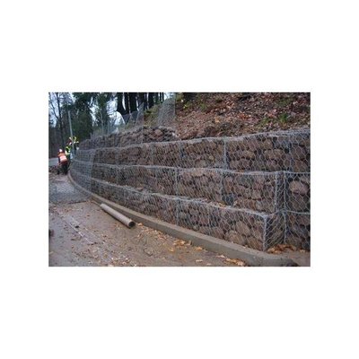 100mmx120mm Iron Mesh 3d Gabion Box Stone Untuk Taman Hot Dip Galvanized Gabion Mesh