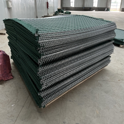 Hot Galvanized Tinggi Kekuatan Tarikan Galfan Pertahanan Barrier Blast Wall