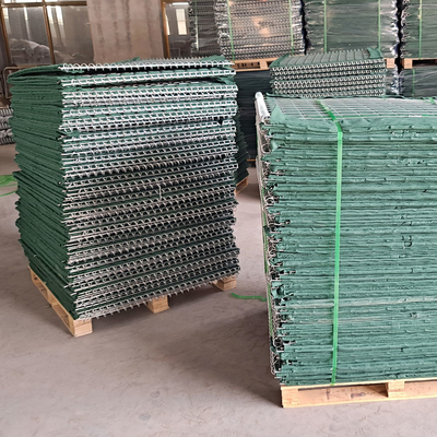 Anti karat Pertahanan Penghalang Pengelasan Galvanized Lipat Steel Wire Mesh