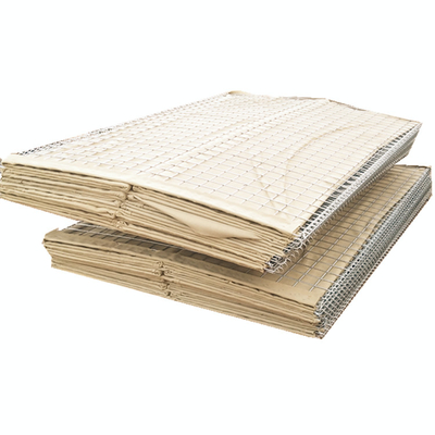 Penghalang Pertahanan Militer Fleksibel Dengan Ketahanan 4-5mm Diameter Wire Mesh Untuk Pertahanan Sipil 500-800MPa Wire