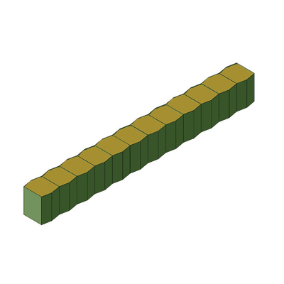 Anti rust Flood Control Las Hesco Barrier Gabion Box Untuk Defensive Barrier Pertahanan Tembok
