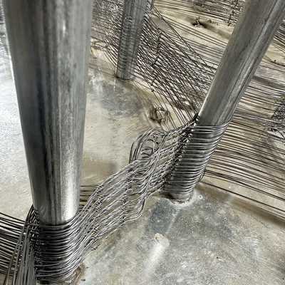 Hot Sale Tangki Penghalang Mesh Baja Wire Mesh Trap Netting Rusia