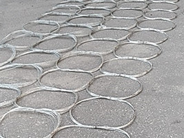 KN Produsen Tangki Penghalang Wire Mesh Tank Track Wrapping Battlefield Defense Works Wire Winding Net