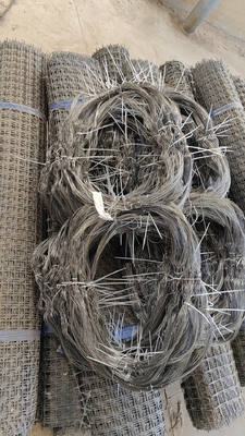 Jual Tangki Penghalang Winding Net Perlindungan Jalur Net Low-visibility Wire Mesh Net