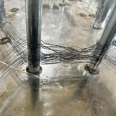 Jual Tangki Penghalang Winding Net Perlindungan Jalur Net Low-visibility Wire Mesh Net