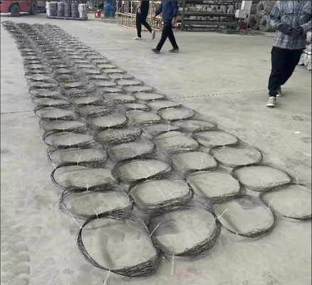 Galvanized Anti Tank Wire Mesh Barrier Low-visibility Wire Net Penghalang yang tidak terlihat Pagar
