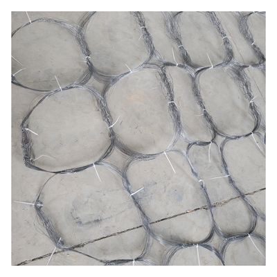 Ukraina Digunakan Anti Tank Barrier Wire Mesh 10 X 10 X 1.4 Low-visibility Anti Tank Barrier Untuk Dijual