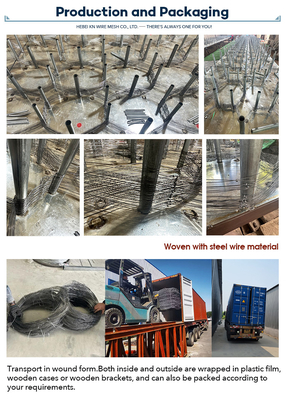 Anti Tank Barrier Mesh Sebagai 2024 New Security Steel Wire Mesh Digunakan Dalam Perang Modern