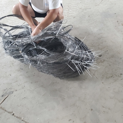 Drone Net Rusia Hidden Entanglement Wire Penghalang Low Visibility Mesh Tank Barrier Wire Mesh Keamanan Putanka Barrier