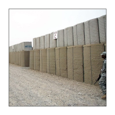 Bastion Penghalang Pertahanan Berlapis Wire Mesh Galvanis Berat 5 Sel