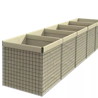 20 Sel Tembok Pelindung Hesco Army Wire Tensile 500-800mpa