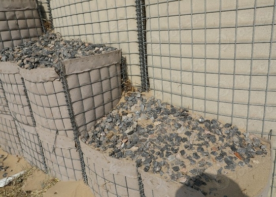 Efektif Melindungi Militer Hesco Penghalang Pertahanan Penghalang Untuk Menembak Range