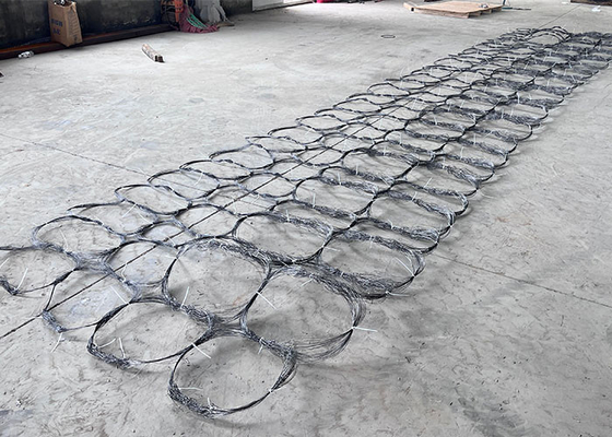 Keterlibatan Tangkap Invisible Perbatasan Pertahanan Tank Penghalang Wire Mesh