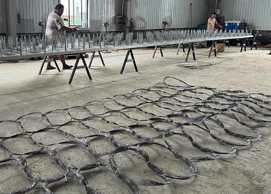 Low Visibility Wire Net Anti Resistance Rust Stop Tank Gerakan