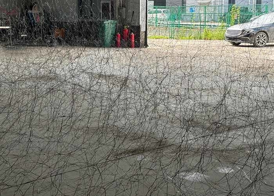 Tangki Mengurangi Mobilitas Galvanized Wound Twine Hinder Mesh