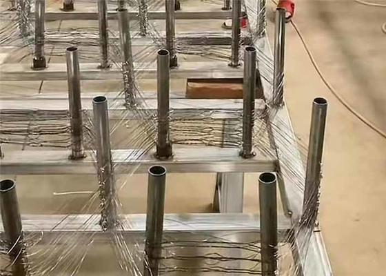 Anti-Tank Mengurangi Mobilitas Galvanized Iron Wire Trap Net