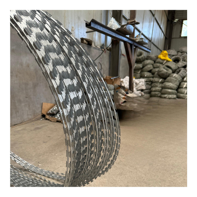 Kawat Berduri Pisau Cukur Lurus Bto-22 Concertina Ganda