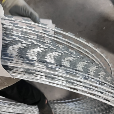 500 M Barbed Galvanized Razor Wire Anti Climb Bird Protective