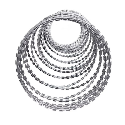 Tipe Praktis Berkualitas Tinggi Anti Climb Helical Razor Barbed Wire