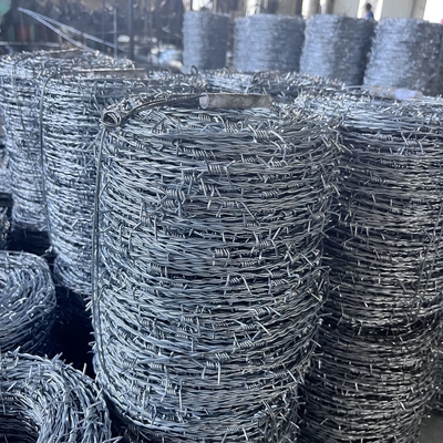 1.6mm 500m 25kgs/Roll Galvanized Barbed Wire Hot Dip