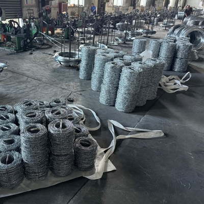 1.6mm 500m 25kgs/Roll Galvanized Barbed Wire Hot Dip