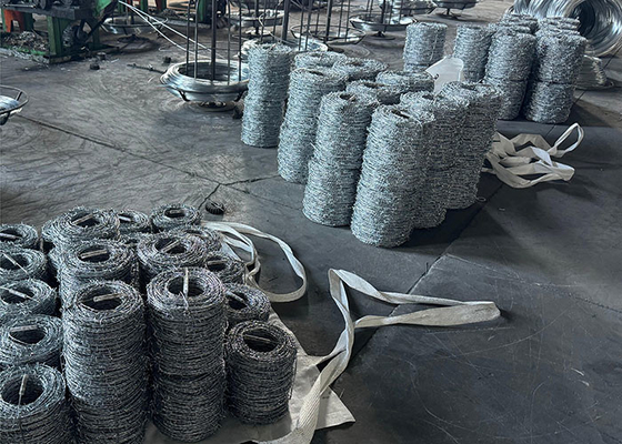 Hot Dip Galvanized Security Barbed Wire Thorn Rope Peternakan Peternakan