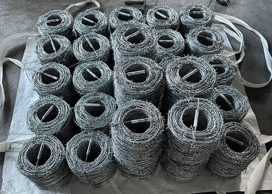 Hot Dip Galvanized Security Barbed Wire Thorn Rope Peternakan Peternakan