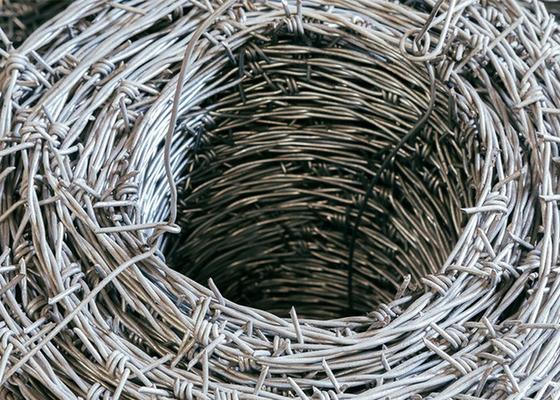 Perlindungan Peternakan Panjang 200m Single Strand Hot Dip Galvanized Barbed Wire