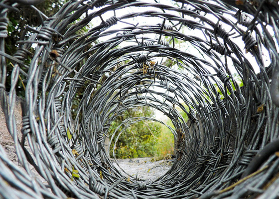 Tahan karat 14gauge Double Twisted Galvanized Barbed Wire