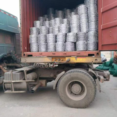 Hot Dip Galvanized Security Bared Wire Mesh untuk pagar perlindungan pertanian