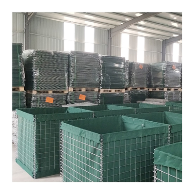 Galvanized Weld Military Stone Diisi Baja Pertahanan Flood Barrier Tembok Untuk Dijual