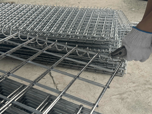 Kotak Gabion Mesh Proof Explosion Floating Perimeter Pertahanan Penghalang Pertahanan Tembok