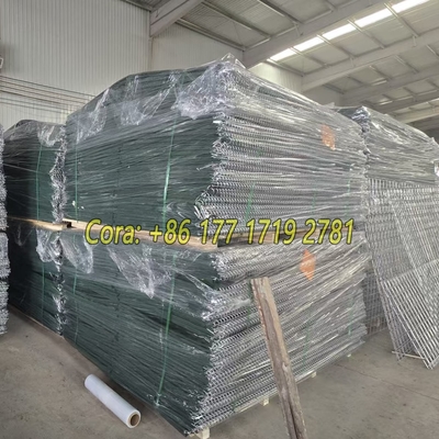 Militer Hesco Tas 2.74m Tinggi Galvanized Pertahanan Barrier Tembok Perlindungan Yang Dibuat Oleh Welded Gabion Box
