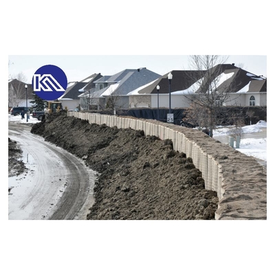 Customized 5*1*1 M Pertahanan Bastion Penghalang Untuk Pengendalian Banjir
